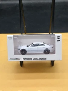 2022 Dodge Charger Pursuit - White 1:64 Scale Diecast Model - Greenlight 43002~ - Picture 1 of 2