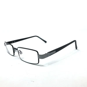 Specsavers Hi Tec 45 Glasses Frames Black Rectagular Eyeglasses Frame Only - Picture 1 of 11