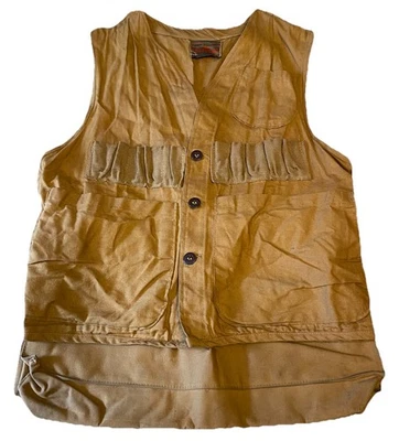 Vintage SAF-T-BAK Hunting Vest Duck Fowl Pouch Multi-Pocket Approx Size Small - Image 1 of 4