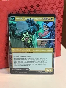 Eddie Brock/Venom, Protector Letal #224 Borderless M Magic The Gathering Spider-man Lámina Nuevo en Paquete - Imagen 1 de 2