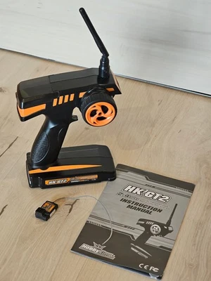 Hobbyking 2-Kanal Fernsteuerung HK-GT2  2,4 GHz Sender mit Empfänger - Bild 1 von 3