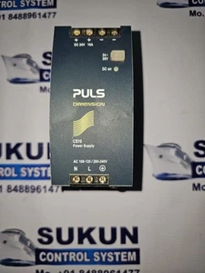 Puls Cs10.241 Dc Power Supply, Metal, 24 To 28Vdc, 240W, Hz: 50/60 - Picture 1 of 4