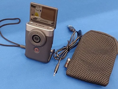 Canon PowerShot V10 Vlog Kamera schwarz - Bild 1 von 4