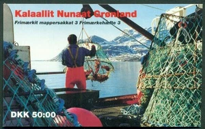 Folleto de cangrejo de Groenlandia 1993 (Facit H3), escaso y XF, Facit $75,00 - Imagen 1 de 1