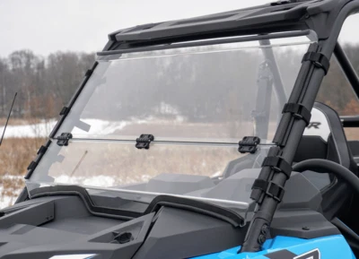 Polaris RZR Turbo-S (2018-2021) Scratch Resistant Folding Windshield - Image 1 of 3