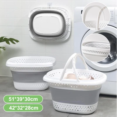 Wäschekorb Faltbar Wäschesammler Wäschebox Wäschetonne Aufbewahrungskorb - Bild 1 von 4