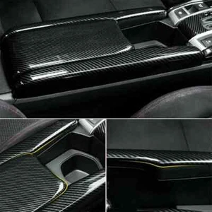 Carbon Style Armrest Box Cover Panel For Honda Civic 2016 2017 2018 2019 2021 - Bild 1 von 11