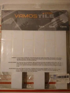 Vamos Tile 10-Sheet Subway Tiles Peel and Stick Backsplash 12.6" X 12" Stick ... - Picture 1 of 4