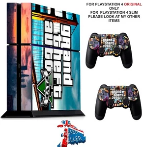 GTA 5 (2 PS4 PROTECTIVE SKIN DECAL VINYL STICKER WRAP - Picture 1 of 3