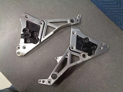 1984 Yamaha FJ1100 FJ 1100 Side Peg Plates      977      - Image 1 of 3