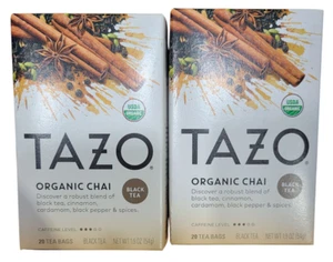 40-CtTazo Classic Chai Tea Bags 20 Tea Bags (2 Pack) BB 03/23/24 - Picture 1 of 3