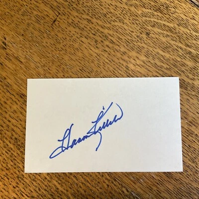 Harmon Killebrew Index Card Auto Autograph (d. 2011) - Image 1 of 2