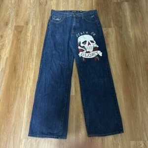 Vintage 2008 Ed Hardy Jeans - Death or Glory - Picture 1 of 7
