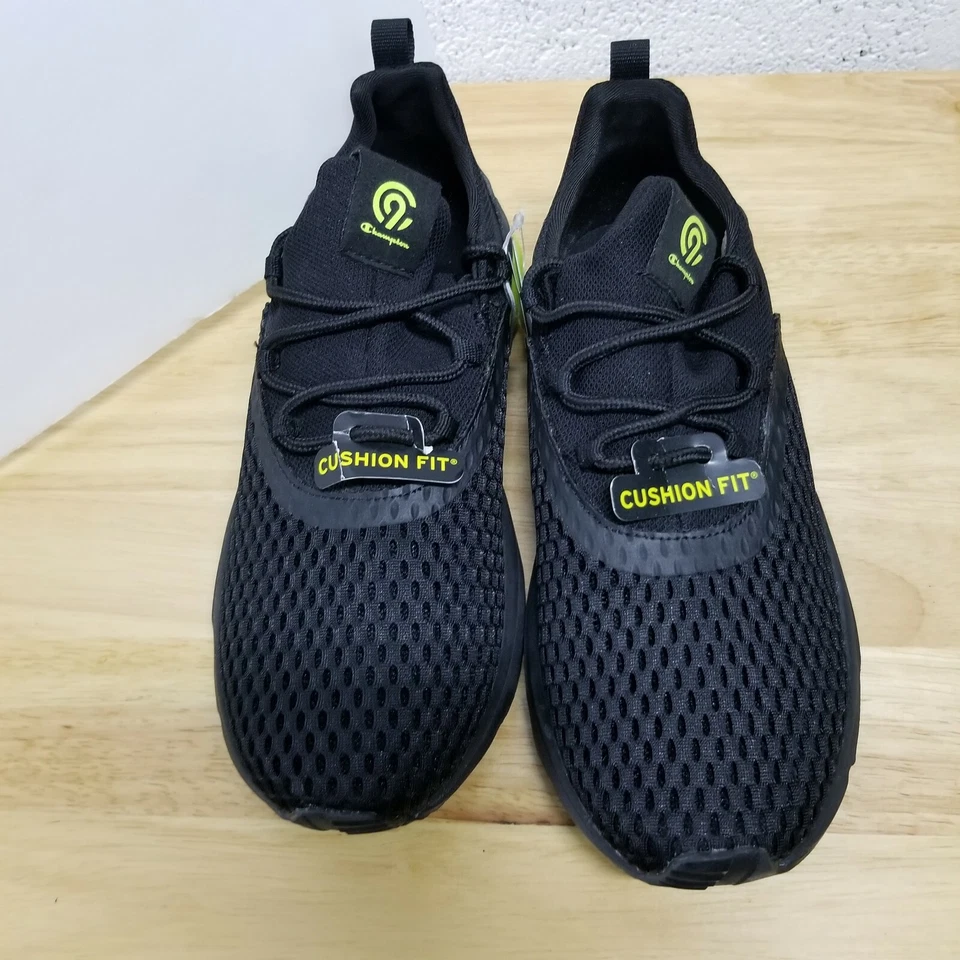 Zapatos deportivos Champion C9 ajuste cojín - negros/verdes para mujer talla 3 Foto 1 de 4