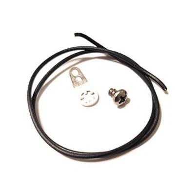 Terreno de protección de cavidad de guitarra con tornillo y cable de tierra Foto 1 de 2