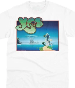 Camisa clásica unisex vintage Yes Band Songs algodón blanca todas las tallas CS402 - Imagen 1 de 4