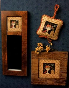 SMALL STILL LIFE SAMPLER CROSS STITCH CHART- HOMESPUN ELEGANCE - Picture 1 of 2