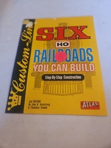 1971, Atlas "Six HO Railroads You Can Build" Step-by-Step Construction 2nd Ed. - Picture 1 of 4