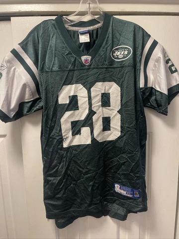 Vintage Reebok New York NY Jets Curtis Martin Jersey Youth XL 18-20 Flaws Front Cover