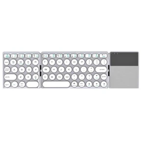 Portable Bluetooth Keyboard for iPhone iOS iPad Android Windows Folding Keyboard - Picture 1 of 8