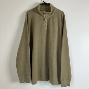The Territory Ahead Pullover Herren XXL Grün Outdoor Frottee Knopfkragen - Bild 1 von 6