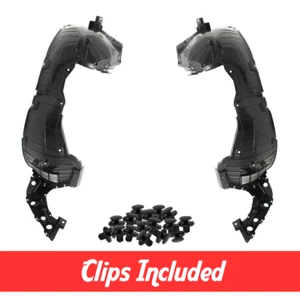 Front Driver & Passenger Side Fender Liner Set w/ Clips For 2016-2018 Altima - Picture 1 of 6