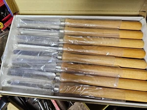 Wood Lathe Tuning Chisels set of 8 NEW - Picture 1 of 7