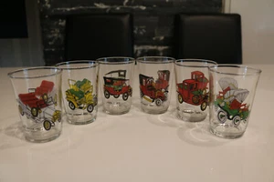 6x Oldtimer Trinkglas Sammeltassen Schnapsgläschen Ford Peogeut Rolls Royce.... - Bild 1 von 13