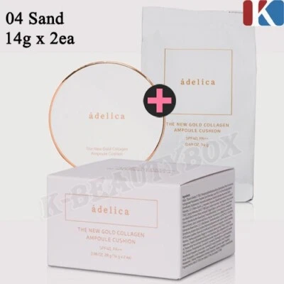 ATOMY Adelica The New Gold Collagen Ampoule Cushion 14g x 2EA #04 Sand Korean BB - Image 1 of 4