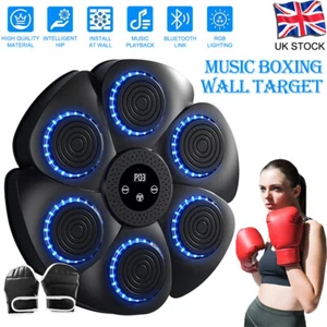 Boxing Machine Wall Mount Bluetooth Music Electronic Boxing Punching Training - Picture 1 of 13