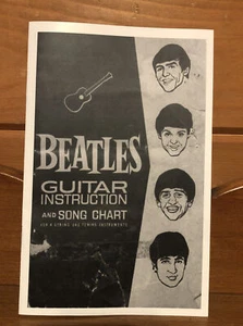 THE BEATLES GUITAR Instruction Booklet Reproduction - Picture 1 of 3