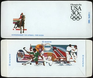 1983 #UC57 AIR MAIL 30c Airmail Aerogramme LETTER SHEET Stationery Entire Mint - Picture 1 of 3