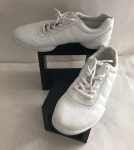G-Wear Womens Sport Rui You Dance Cheer Leading Shoes White Leather Size 10 - Picture 1 of 5