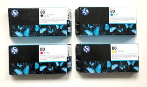 Tête d'impression / nettoyant d'origine HP DesignJet 1050 1055 C CM / N°80 C4820A -C4822A - Photo 1/16