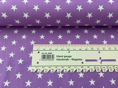 STERNE Carrie HELLES LILA Baumwolle von Swafing ** 150 cm breit ** Sterne 1cm - Bild 1 von 3