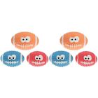 6 Pcs Puppy Molar Teeth Toy Pet Teething Ball Toys Spherical