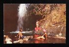 1950s Swimsuit Babes Annandale Falls Willis Grenada Saint George Co Postcard