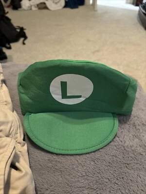 Nintendo Super Mario Brothers Luigi Child Boys Hat Costume Accessory - Image 1 of 3