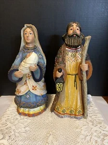 2 Piece Nativity Set- Jim Shore ?? - Picture 1 of 12