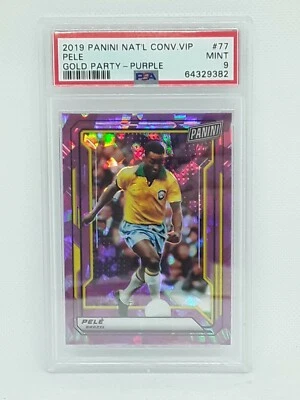 *PSA 9* Pelé 2019 Convención Nacional Panini PÚRPURA - (09/99) - Brasil Foto 1 de 2