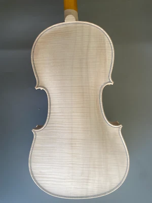 Advance Unfinished Violin 4/4 One piece Flame Maple Violin Spruce Handmade - Image 1 of 4