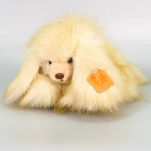 Joy Times Dog Plush 1983 Long Hair Vintage Shaggy Toy Puppy Tan Stuffed Animal - Picture 1 of 12