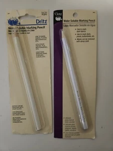 Lápiz de marcado soluble en agua Dritz, paquete de 2, blanco - Imagen 1 de 2
