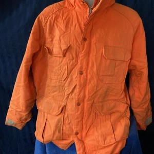 Woolrich Blaze Orange Hunting Jacket Coat Size XL     T1 - Picture 1 of 11