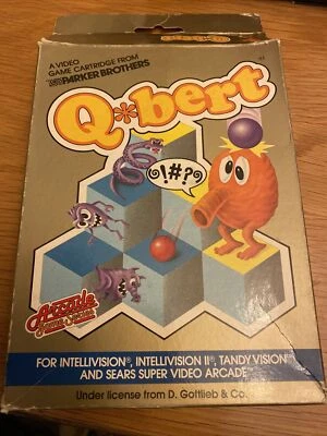 Intellivision Q*Bert Boxed With Manual Gwo - Image 1 of 4