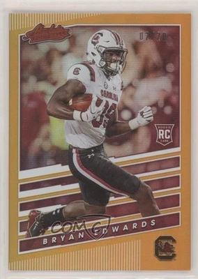 2020 Panini Chronicles Draft Picks Orange /20 Bryan Edwards #11 RC - Image 1 of 2