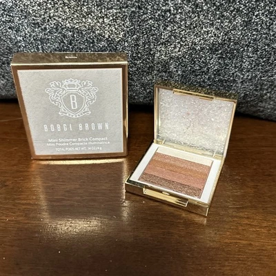 Bobbi Brown Mini Shimmer Brick Compact BRONZE .14oz 4g  - Image 1 of 4