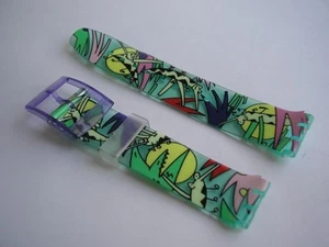 SWATCH KUNSTSTOFFARMBAND "JUNGLE" +NEUWARE+ - Picture 1 of 2