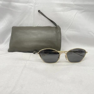 Loewe Womens Geometric Cat Eye Metal Sunglasses LW40115U Gold - Picture 1 of 15