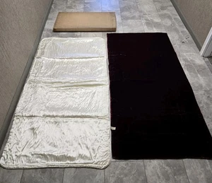 Nos Antik Samt Sarg Schatulle Einsätze Samt von Cheney 67"x33" - Bild 1 von 10